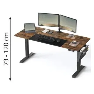 Songmics Schreibtisch braun / Schwarz