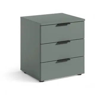 HBZ Carryhome Nachtschrank mit Schubladen 45x51x40 cm - LINZ Nachtkonsole, BxHxT 45x50x40cm« 1 Stk. tlg. Breite 45cm,Lip-Griff, Melaminbeschichtung