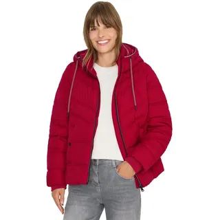 Cecil Steppjacke mit Kapuze beaujolais red XXL