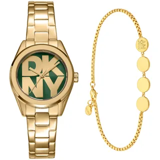DKNY Logo Watch Set Edelstahl 28 mm DKNY