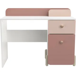 Demeyere GROUP Kinderschreibtisch »Janne, Breite ca 103cm., Höhe ca. 80cm«, Schublade, Stauraum, Runde Knopfgriffe mit Roségold-Finish, rosa