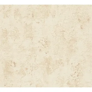 A.S. Création Vliestapete Uni Betonoptik 53 cm x 10 m 300 g Beige