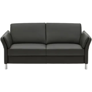 Dieter Knoll 2,5-Sitzer , Anthrazit , Leder , Echtleder , Semi-Anilinleder , 164x82x99 cm , erweiterbar, Typenauswahl, Fußauswahl, Lederauswahl, Armteilvarianten, Sitzqualitäten, Hocker erhältlich, Rückenfutter, individuell planbar , Wohnzimmer, Sofas & Couches, Sofas, Ledersofas