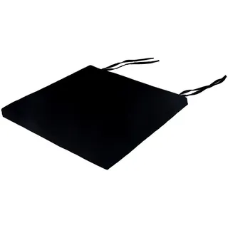 Idimex Sitzkissen Amata 4Er-Set , Schwarz , Textil , Mode , 40x3x40 cm , Heimtextilien, Wohntextilien, Sitzkissen