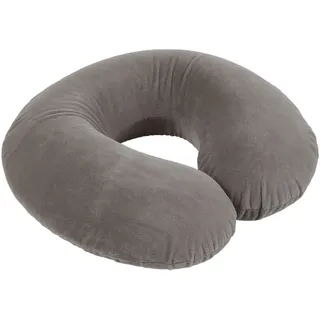 Boxxx Reisekissen , Grau , Textil , Füllung: Polyurethan (PUR),Schaumstoff , 24x26x9 cm , Textiles Vertrauen - Oeko-Tex® , Heimtextilien, Kopfpolster & Bettdecken, Nackenrollen & Hörnchen