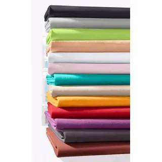 MY HOME Spannbettlaken Paprika Microfaser 90 x 200 cm rot 2 St.