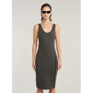 G-Star Asymmetric Zip Kleid Schwarz L