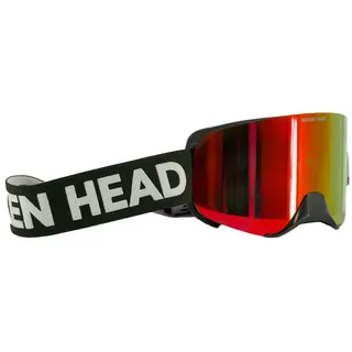 Broken Head Motocross-Brille Magnetic-Struggler Rot Verspiegelt