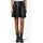 Kurzer Rock Lederimitat S
