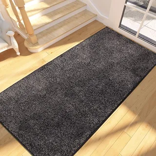 FCSDETAIL Schmutzfangmatte Innen Lang 80 x 178 cm, rutschfeste waschbare Fußmatte, absorbierend Türmatte, Fussmatte Läufer Teppich für Hund, Eingang, Flur, Küchen, Korridor