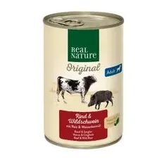 REAL NATURE Adult Rind & Wildschwein 12x400 g