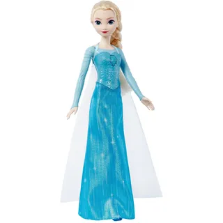 Mattel Disney Die Eiskönigin Singende Elsa-Puppe, singt Lass jetzt los“ aus dem Film in 4 Sprachen