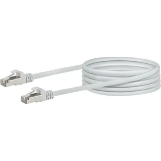 Schwaiger Netzwerkkabel SF/UTP CAT6, 5 m weiß