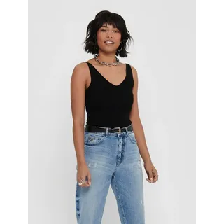 Jdy Damen JDYNANNA S/L TOP KNT NOOS Trägershirt/Cami Shirt, Black, XS