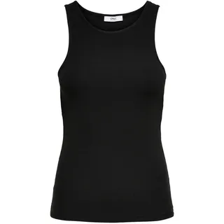 Only Damen Tank Top in Schwarz, Größe L