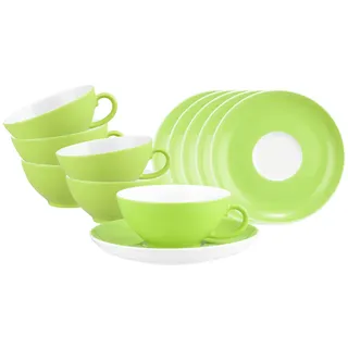 SELTMANN WEIDEN Teetasse mit Untertasse 0,14 l Grün 6 St.