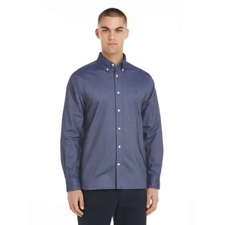 Tommy Hilfiger Herren, Hemd OXFORD Shirt Langarm, blau (desert sky), XL