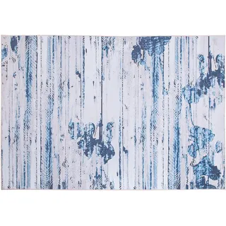Beliani Teppich Blau 140 x 200 cm