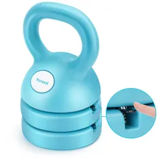 Ysraell Verstellbares Kettlebell Gewichtsset: 3-in-1 Kettlebells (2,3 kg 3,6 kg 5,4 kg zur Auswahl) für Home Gym Ganzkörpertraining Krafttraining Gewichtsverlust | Besonders gut für Anfänger & Frauen