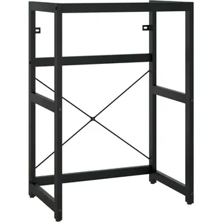 vidaXL Badezimmer Waschtischgestell Schwarz 59x38x83 cm Eisen - Schwarz