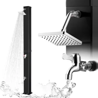 Strattore Solardusche / Gartendusche - Ocean in Schwarz - Schwarz