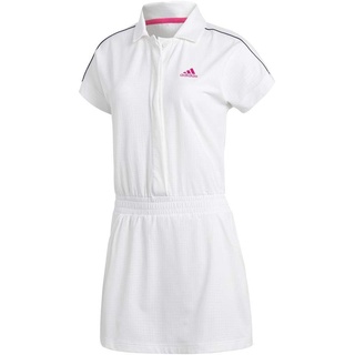 adidas Damen Oberbekleidung Seasonal Kleid Damen - Pink, Weiß, XS, EUG86