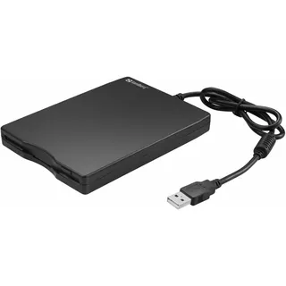 Sandberg USB Floppy Mini Reader - Floppy - USB - Schwarz