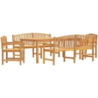 vidaXL Garten-Essgruppe 5-tlg. Braun