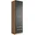 Drehtürenschrank Barcelona 48 x 193 x 36 cm Braun/Weiß