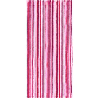 Egeria Combi Stripes Badetuch 70 x 140 cm rosa