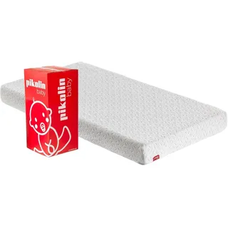 Pikolin Home - Babymatratze 70 x 140 cm – Fester Schaumstoff und Visco BabyAdapt – Bezug waschbar und atmungsaktiv – Sicherheit und Komfort Öko-TEX – Made in Europe