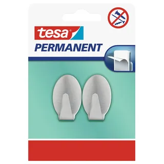 Tesa tesa® Permanent Haken Oval – Metall Inhalt: 1 St.