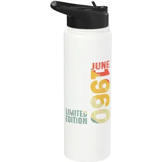 Monat Juni 1960 Jahr 1960 Retro 1960 Vintage 1960 seit 1960 Stainless Steel Insulated Water Bottle