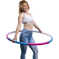 HOOPOMANIA Body Hoop [0,95 kg] Massage Hulahoop für Erwachsene – Hula Hoop gegen Bauchfett