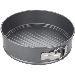 Chef Aid Runde Antihaft-Kuchenform mit Herausnehmbarem Boden – Kühlschrank- & Gefriergeeignet – Leichtes Entformen – 20 cm – Grau – Hochwertige Backform