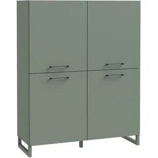 Forte Highboard »Silba« Breite ca. 109,9 cm grün