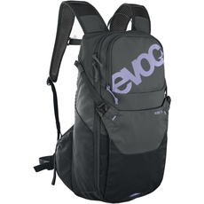 EVOC RIDE 16 Fahrradrucksack, Backpack für Outdoor-Aktivitäten & Alltag (Trekkingrucksack, cleveres Taschenmanagement, belüftet durch Rückenpolsterung, Trinkrucksack mit Trinkblasenfach), Mehrfarbig