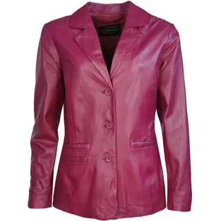 JCC Lederjacke »Lederblazer 310174401«, lila