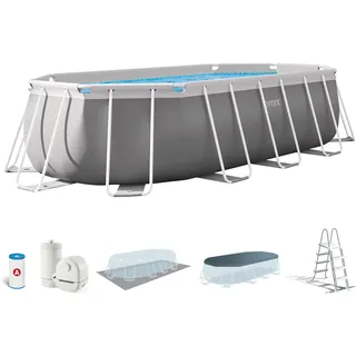 Intex 16.5'X9'X48 Prism Frame Oval Pool Set