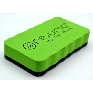 OFITURIA Magnetischer Radierer für Whiteboard, gelber Radierer, Vileda und andere Marken von magnetischen Whiteboards und löschbaren Markierungen (Grün)