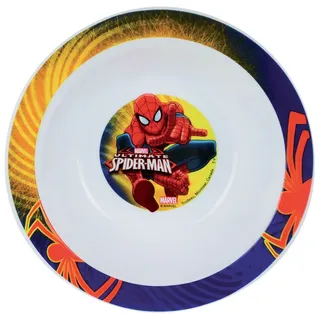 Fun House 005487 Marvel Spiderman Schüssel, mikrowellengeeignet, Ø 16 cm, für Kinder