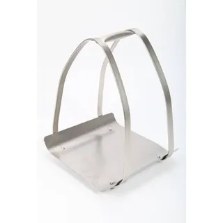 point-home Kaminholzkorb Holzkorb Feuerholzkorb aus Edelstahl