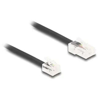 DeLock Telefonkabel RJ45 Stecker zu RJ11 Stecker schwarz 2 m