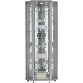 fif Möbel »TRIO Höhe ca. 172 cm, ink. Beleuchtung« Eckvitrine/Glasvitrine 1x Glastür, perfekt für Sammler, Sammlervitrine