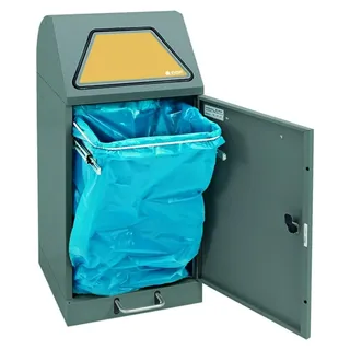 Stumpf Sortsystem Modul-Vario 60, graualu-struktur ProSlide-System, 60 Liter, Trethebel