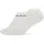 Lightweight No-Show-Trainingssocken Weiß/Schwarz XL EU
