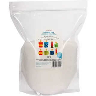 Materialix Paraffinwachs für Kerzen - Verschiedene Größen (2kg) - Kerzenwachs, Wachsgranulat pastillen, Kerzenwachs zum gießen