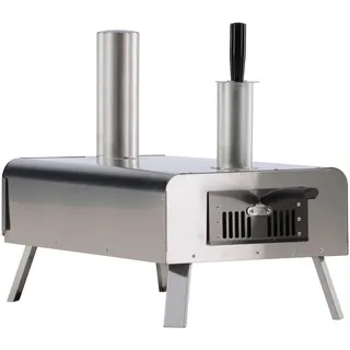 VCM Gardenson Pizzaofen , Silberfarben , Metall , 85.8x49.9x37 cm