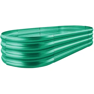 Land Guard Grünes Hochbeet, Garten-Hochbeet, oberirdisches Blumenbeet für Gemüse, Blumen, Kräuter (grün)