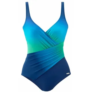 LASCANA Badeanzug Damen blau-türkis Gr.38 Cup D